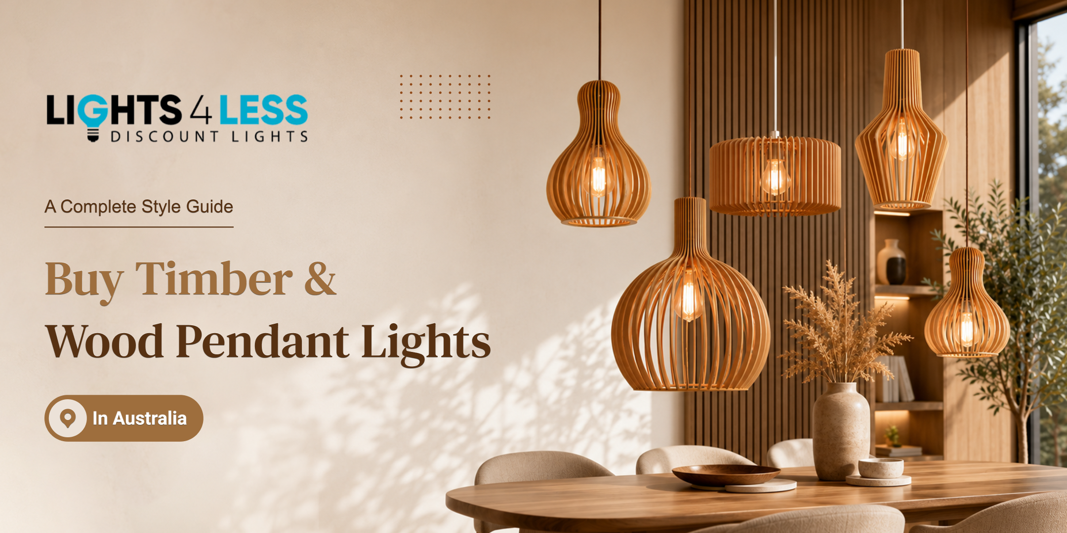 Buy Timber & Wood Pendant Lights in Australia: A Complete Style Guide