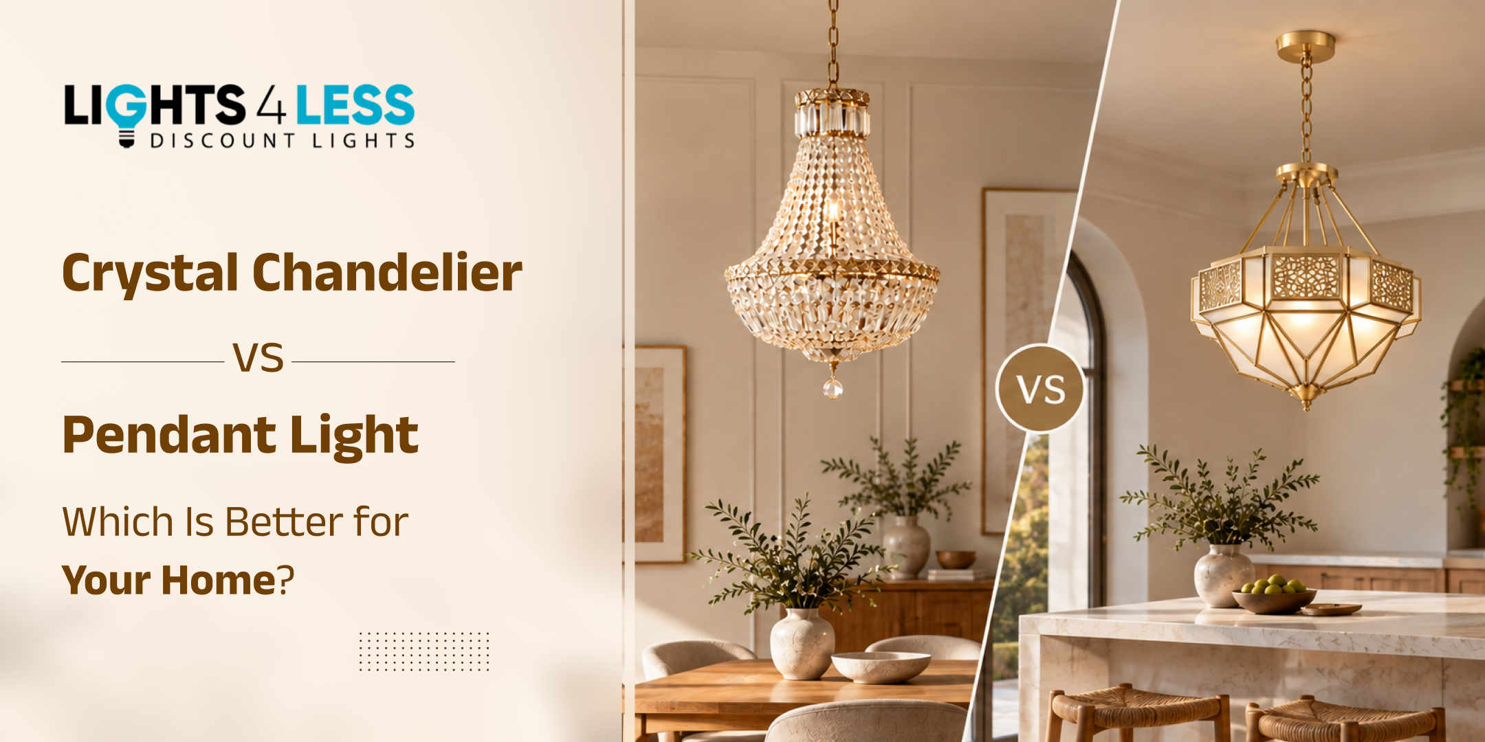 Crystal chandelier vs pendant light Australia