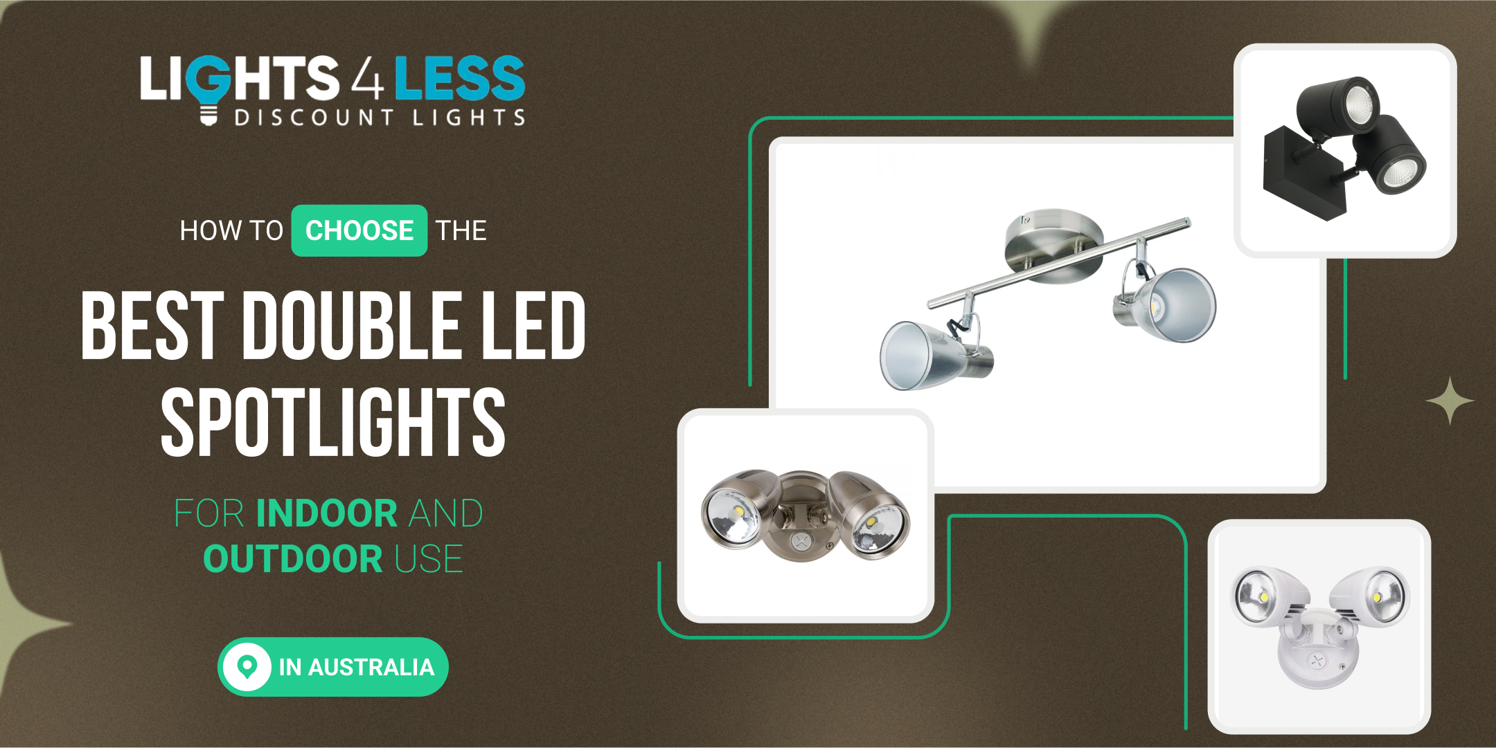 How to Choose the Best Double LED Spotlights for Indoor and Outdoor Use