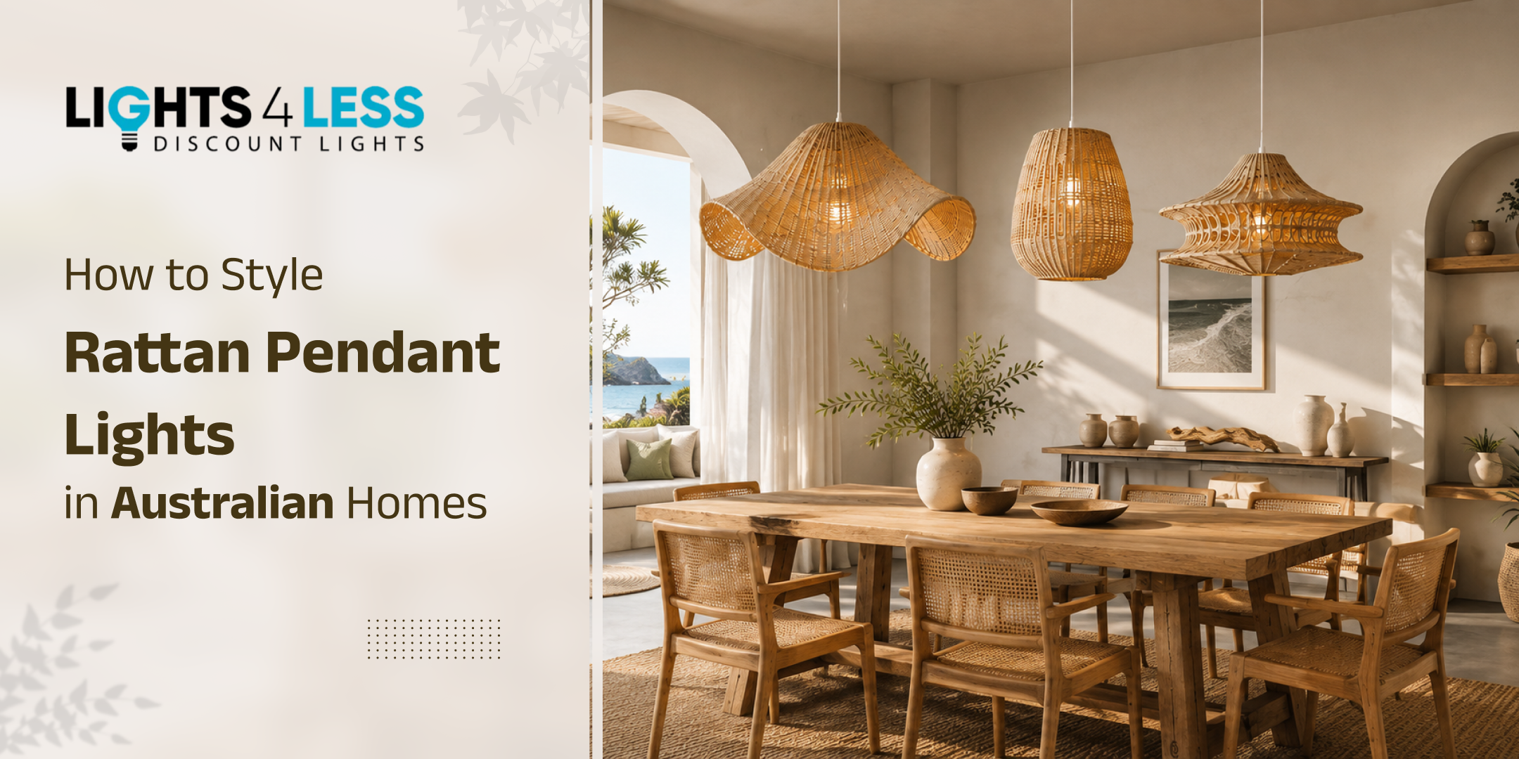 How to Style Rattan Pendant Lights in Australian Homes
