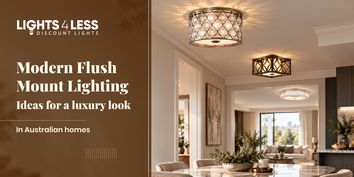 Modern Flush Mount Lighting Ideas for a Luxury Look in Australian Homes