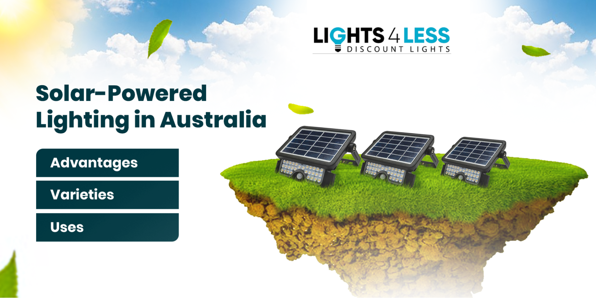 Solar Powered Lights in Australia: Benefits, Types & Applications