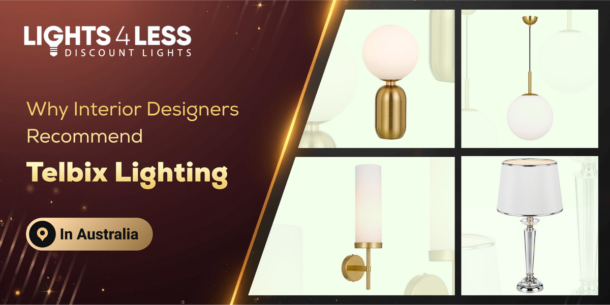 Why Interior Designers Recommend Telbix Lighting Australia