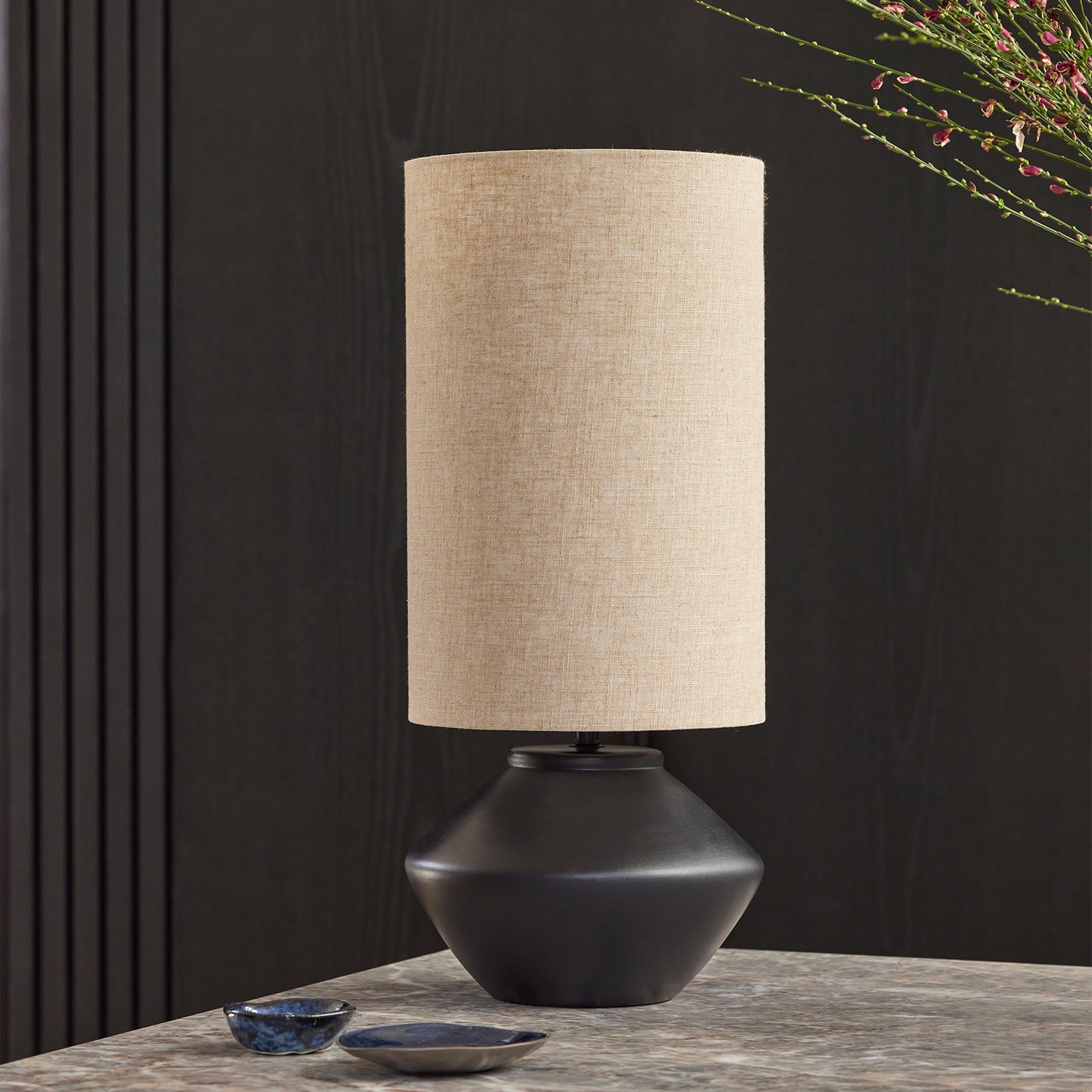 Mesa Table Lamp Black - 1606BLK