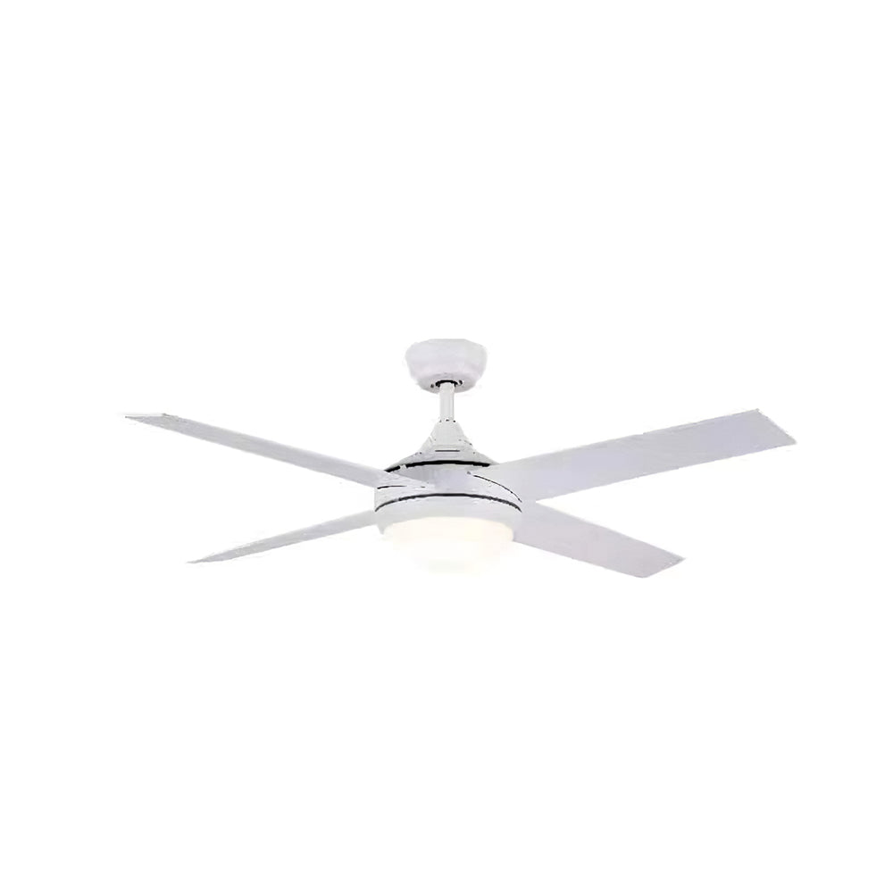 Buy AC Ceiling Fans With Light Australia AC Ceiling Fan 52" White LED Light White - MP1248-4-LED/WH