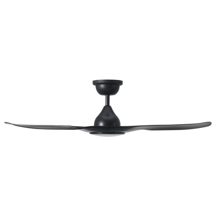 Tahiti DC Ceiling Fan with LED Light 52" 40W 3CCT Matt Black - 20801802