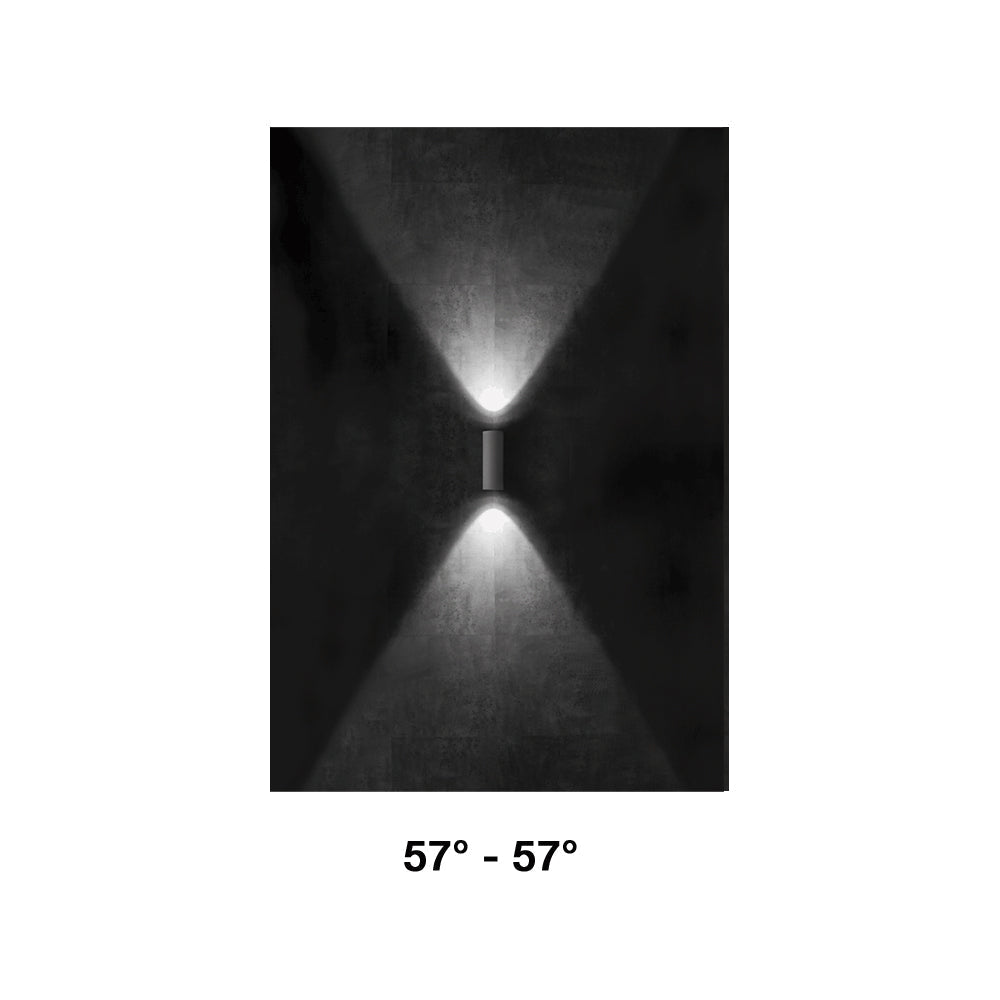 Buy Up / Down Wall Lights Australia Intono 4.2 Up & Down Wall Light Honey 38W CRI80 On / Off Aluminium 4000K - NT4210