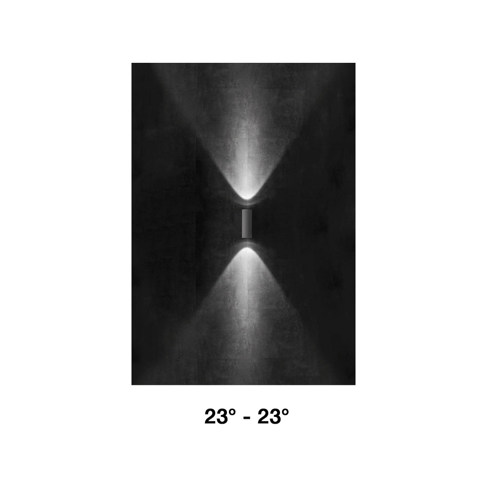 Buy Up / Down Wall Lights Australia Intono 4.2 Up & Down Wall Light 38W CRI80 On / Off Aluminium 3000K - NT4210