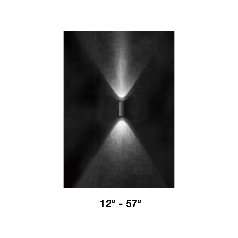 Buy Up / Down Wall Lights Australia Intono 4.2 Up & Down Wall Light Honey 38W CRI80 On / Off Aluminium 4000K - NT4210