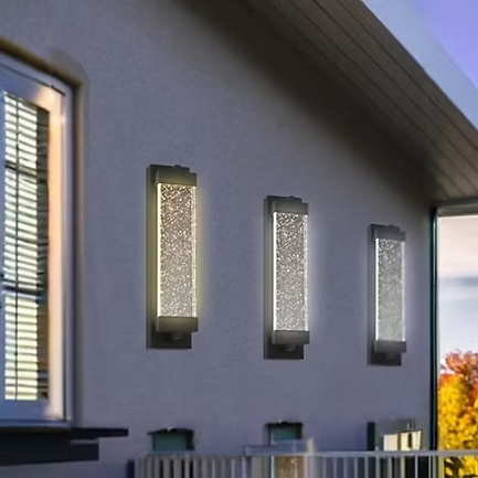 Outdoor 350mm LED Wall Light Tri Colour - ST11506-350-BK12WIP65
