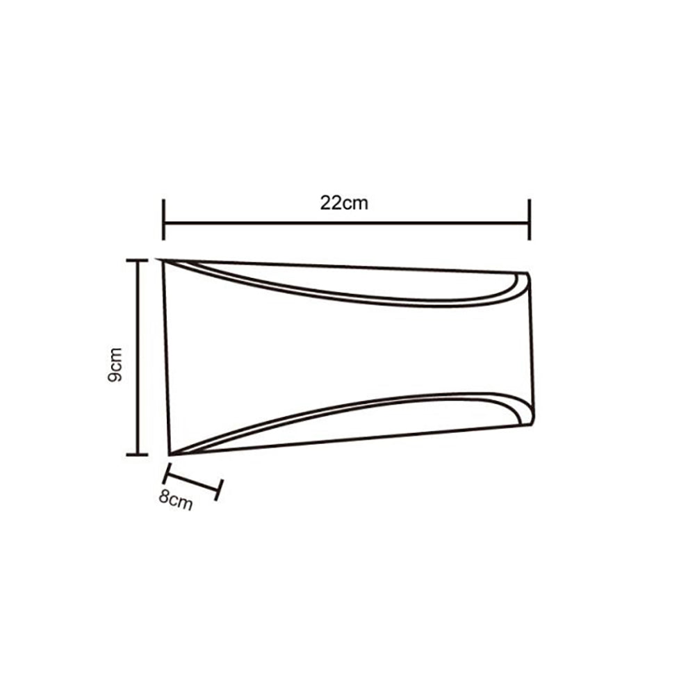 Buy Exterior Wall Lights Australia Exterior Wall Light Black Aluminium TRI Colour - LF-372205 BK