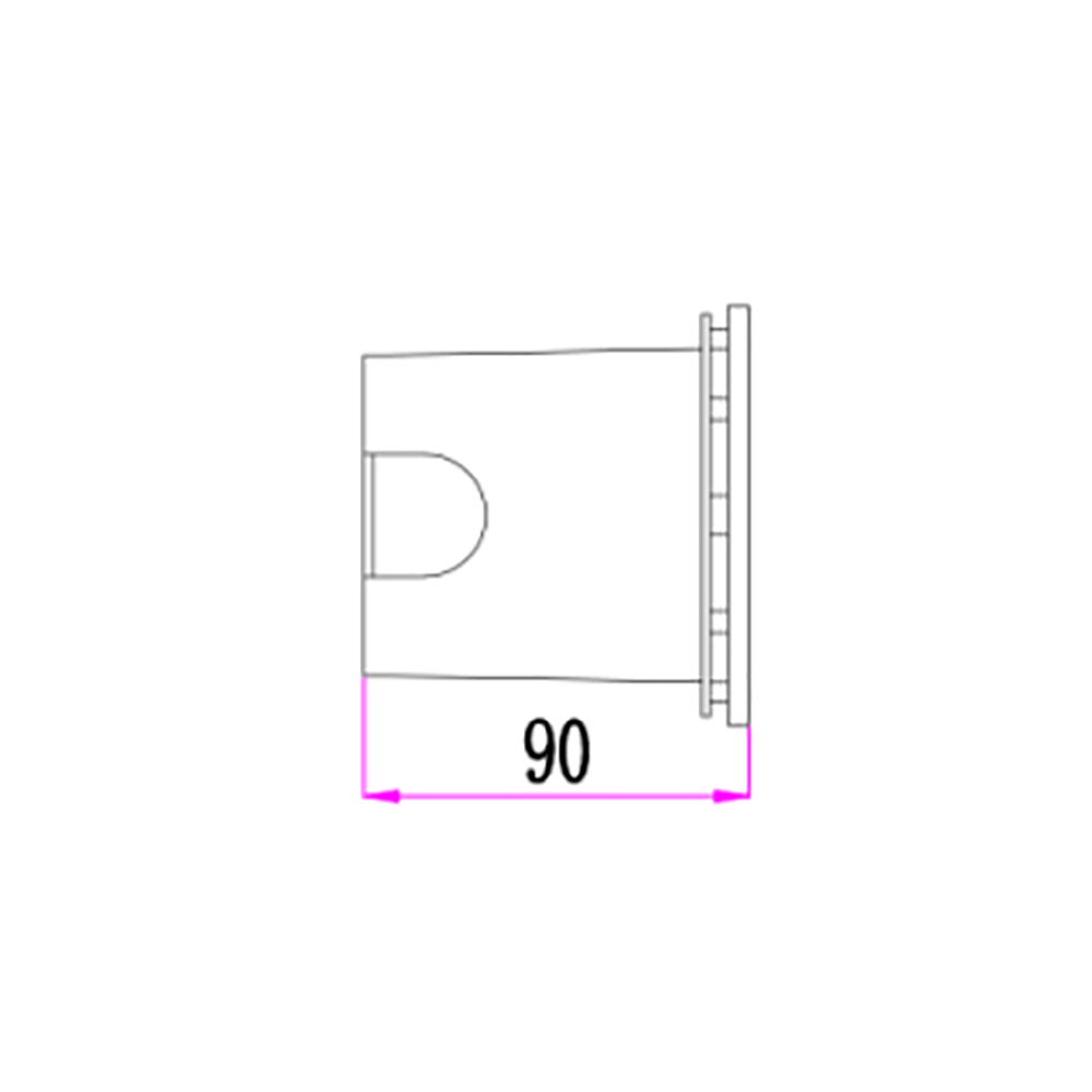 Buy Brick Lights Australia Brick Light D90mm 66° White TRI Colour - ST13305WH