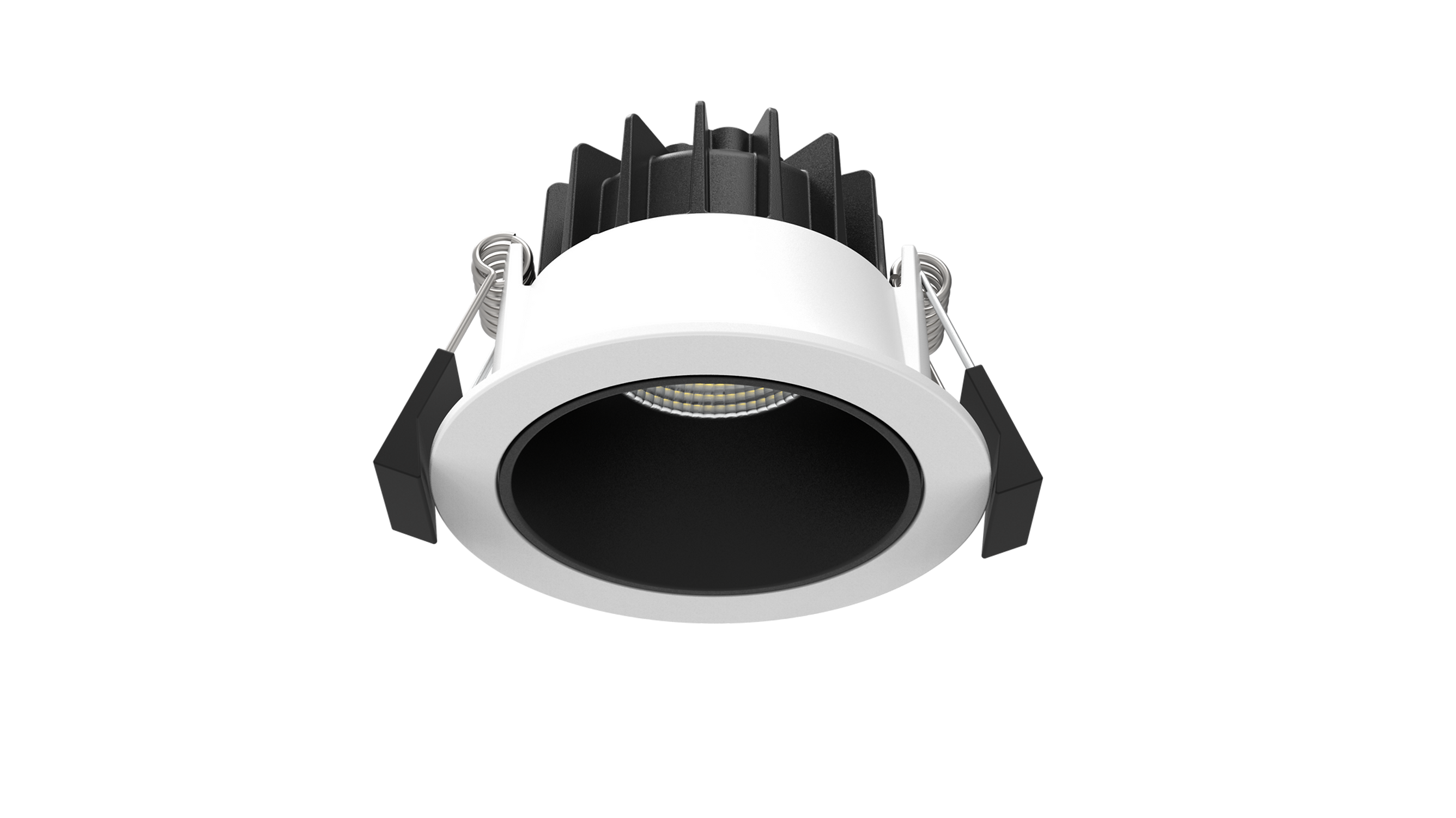 Recessed LED Downlight 10W White / Matt Black 3 CCT - DL9455/WH/TC
