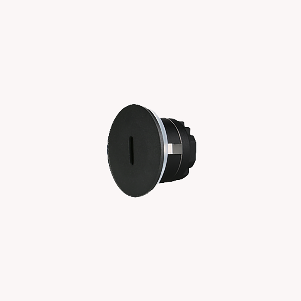 Round LED Step Light Black Aluminium 10° TRI colour - STEP-513BK/TC