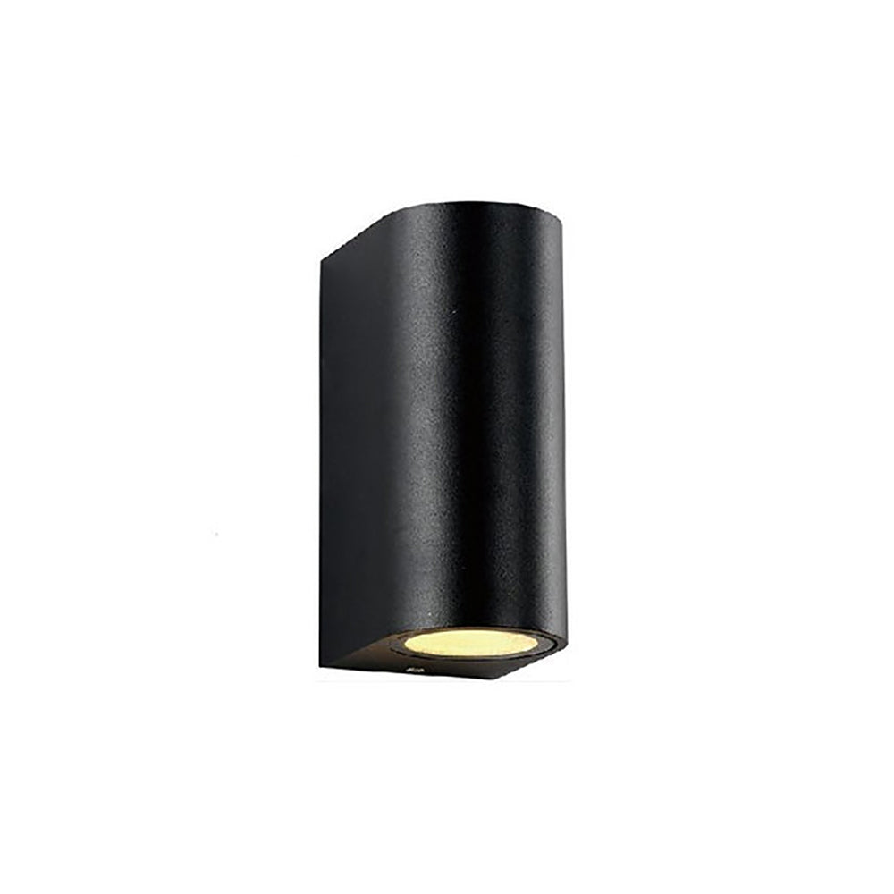 Buy Up / Down Wall Lights Australia Round Up / Down Wall Lights H150mm Black Aluminium - ST5023/BK