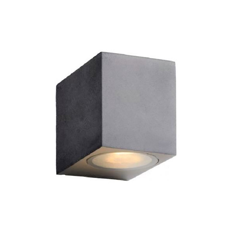 Buy Exterior Wall Lights Australia Square Exterior Wall Light H80mm Silver Aluminium - ST5024/SIL