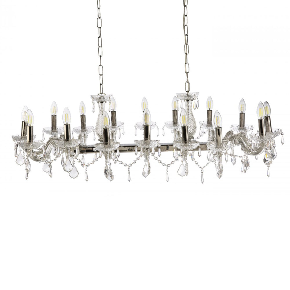 Buy Island Pendant Lights Australia Fiorentino Lighting - GRAZ 16 Light Pendant Chrome