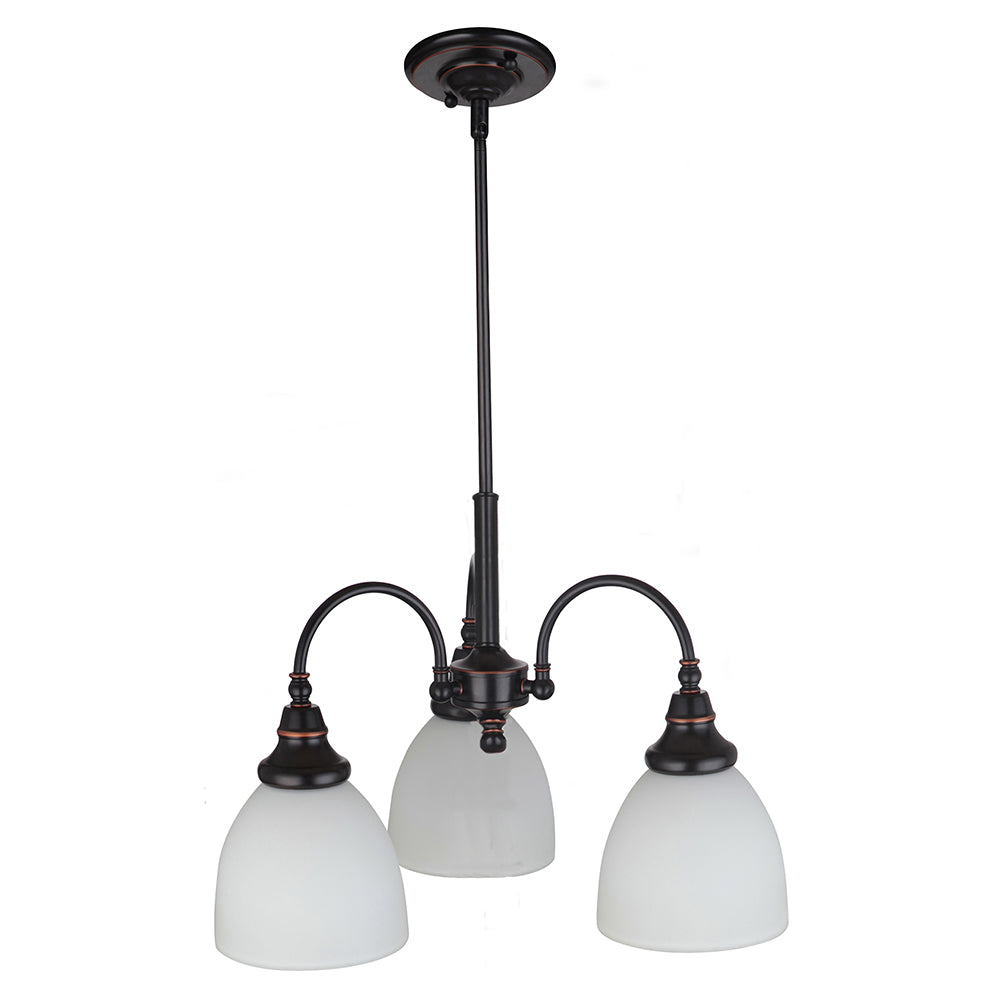 Benson Pendant 3 Lights Down Bronze Aluminium - 1001173