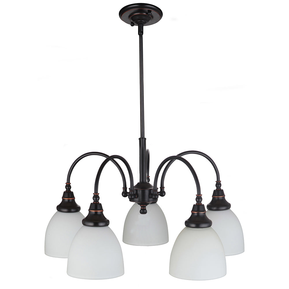 Benson Pendant 5 Lights Down Bronze Aluminium - 1001175