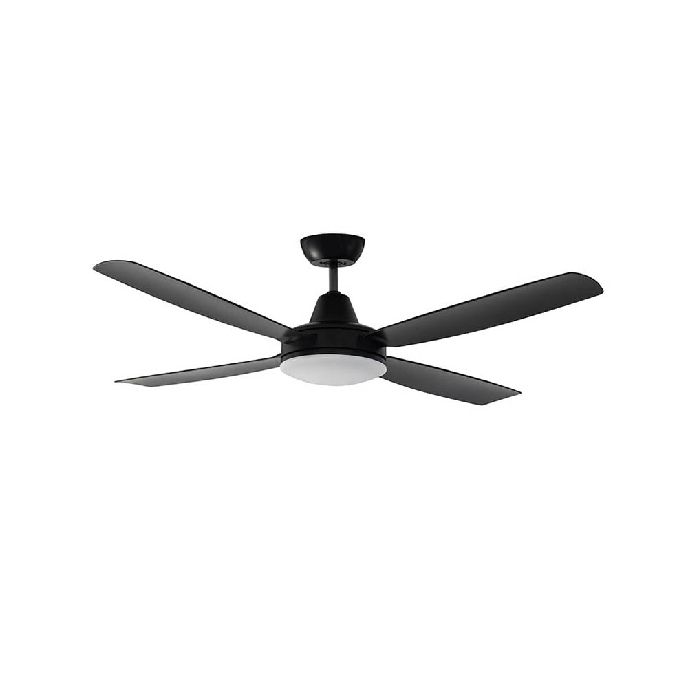 Buy DC Ceiling Fans With Light Australia NEMOI DC Ceiling Fan 48" Black LED Light White - FC708124BK