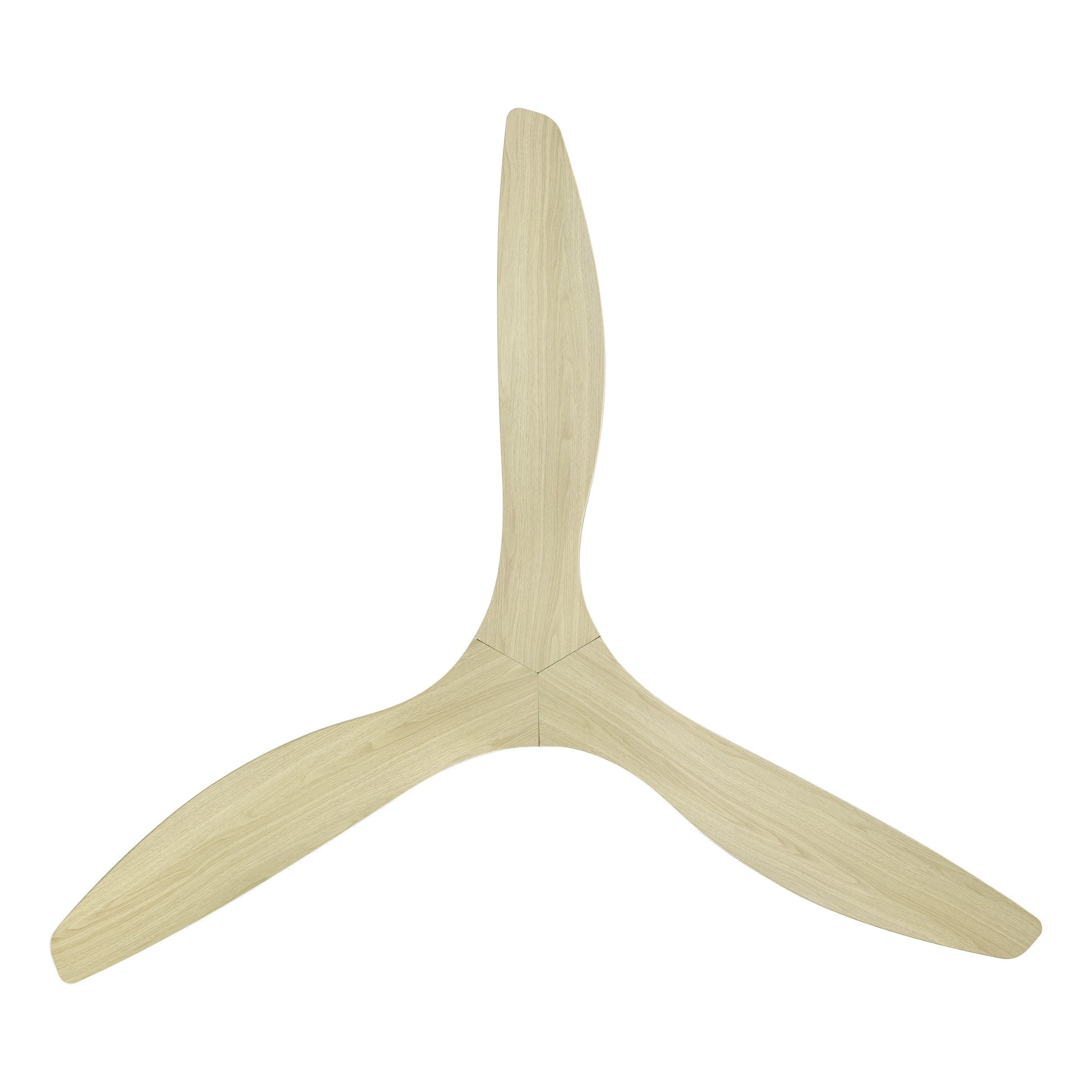 Surf DC Ceiling Fan 72" White With Light Oak Blade - 20789416