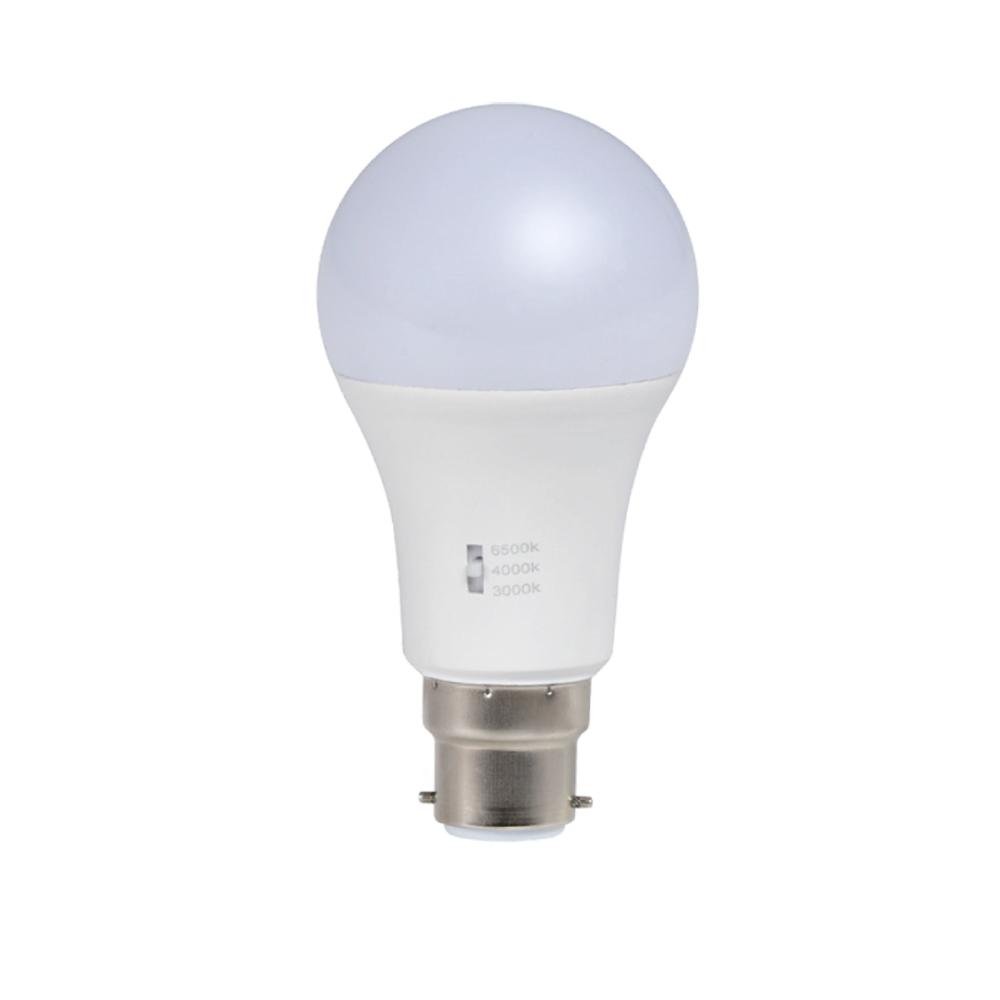 SupValue A60 LED Globe BC 240V 15W White Polycarbonate 3CCT - 115006