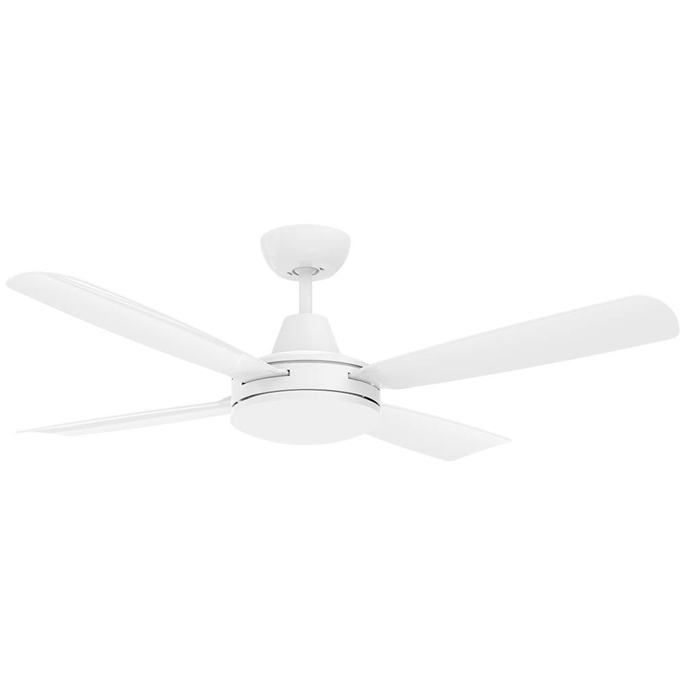 Buy DC Ceiling Fans With Light Australia NEMOI DC Ceiling Fan 48" White LED Light White - FC708124WH