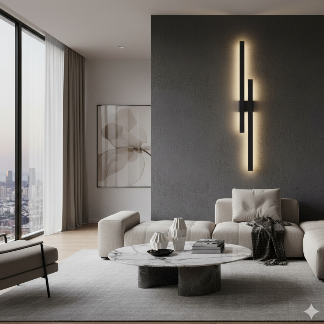 Ebiza 2 Light LED Wall Light 40W Tri Colour Rusty - EBIZA EX2-RST