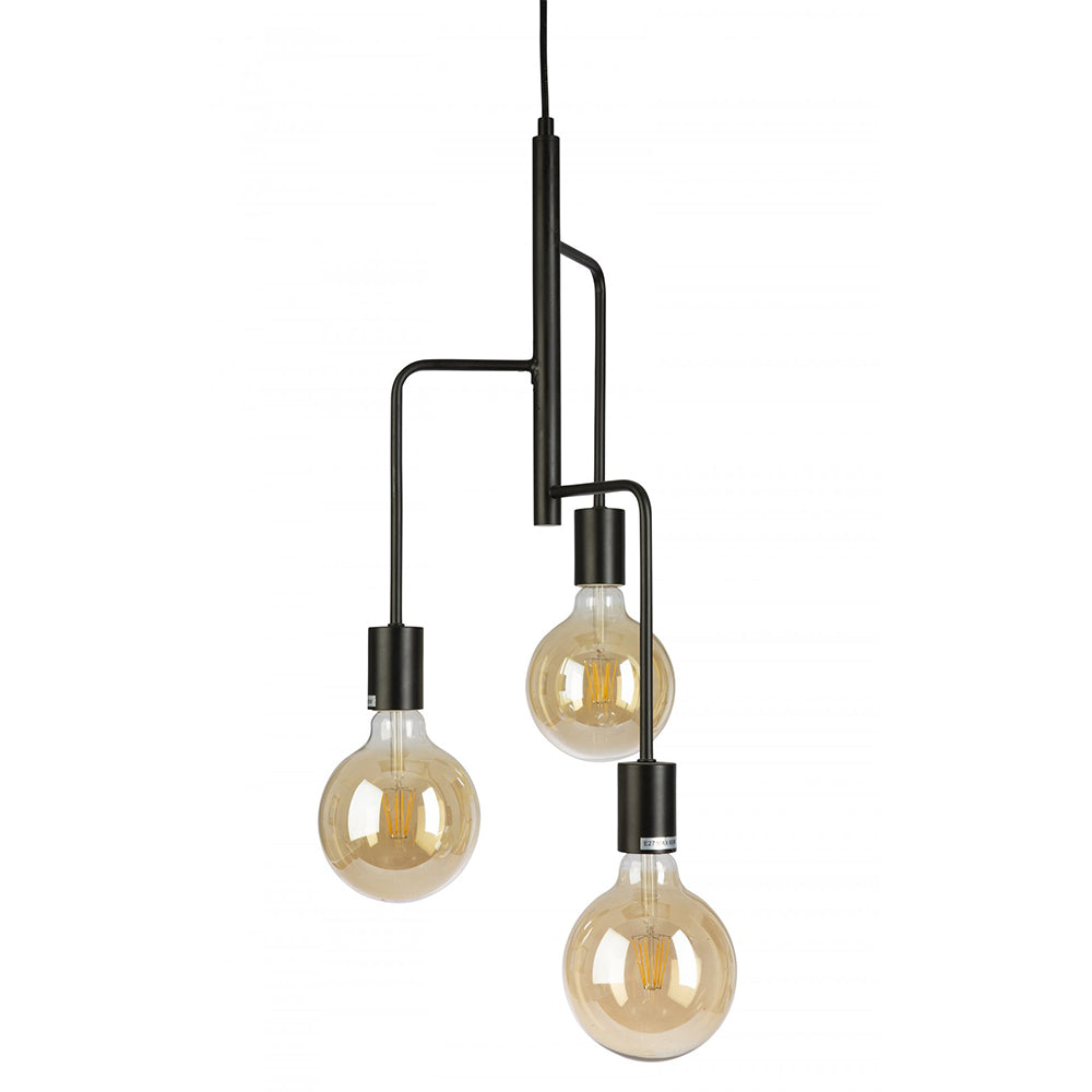 Buy Pendant Lights Australia Fiorentino Lighting - BRIGIDA 3 Light Pendant Black