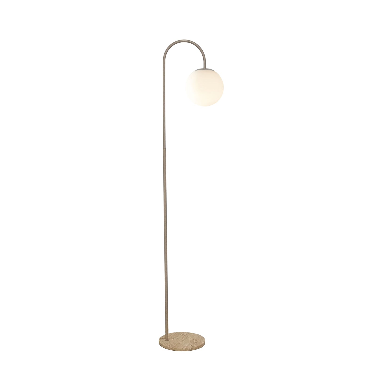 Mintu Floor Lamp Taupe & Travertine - 1406