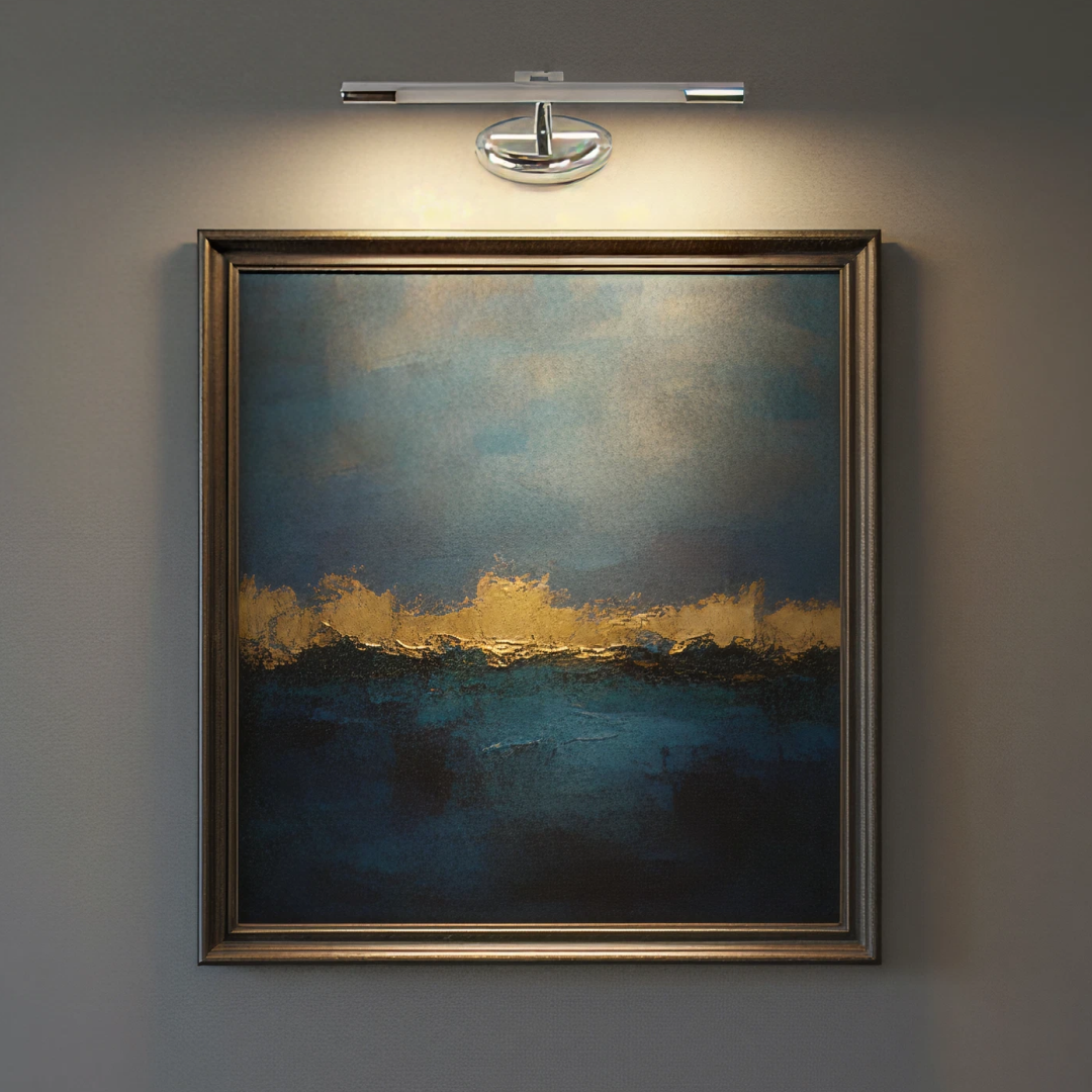 Ruben Picture Light 5W Satin Chrome 4000K - DLR-5
