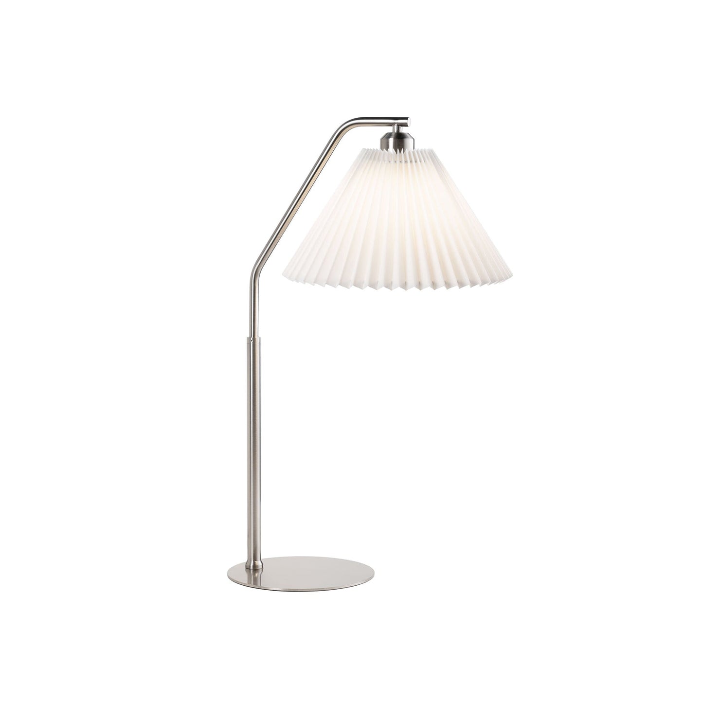 Paio Table Lamp Brushed Nickel & Off White - 1436