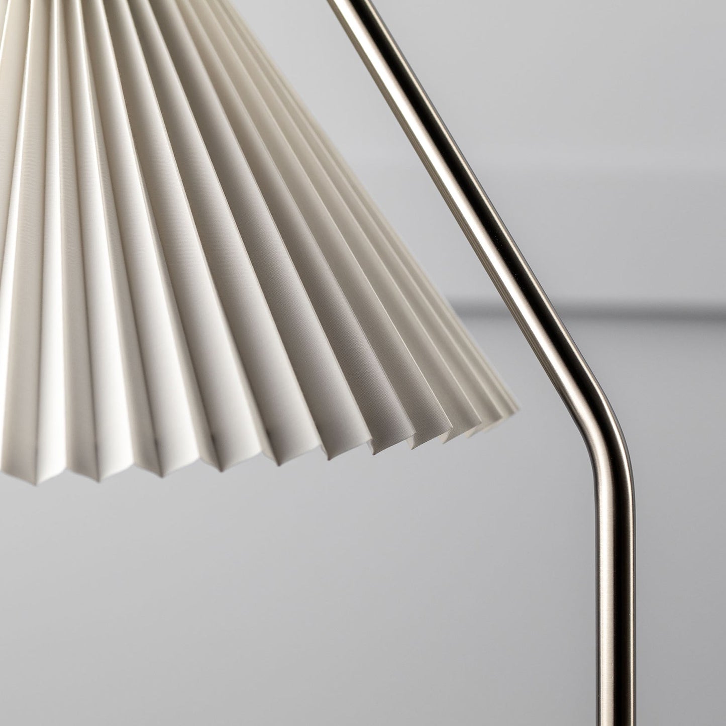 Paio Table Lamp Brushed Nickel & Off White - 1436