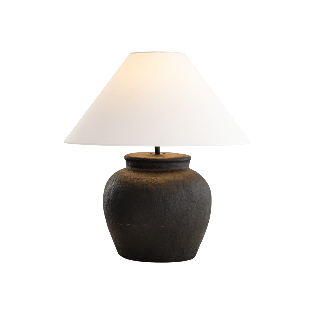 Esme Table Lamp Matt Black & Sand - 1438