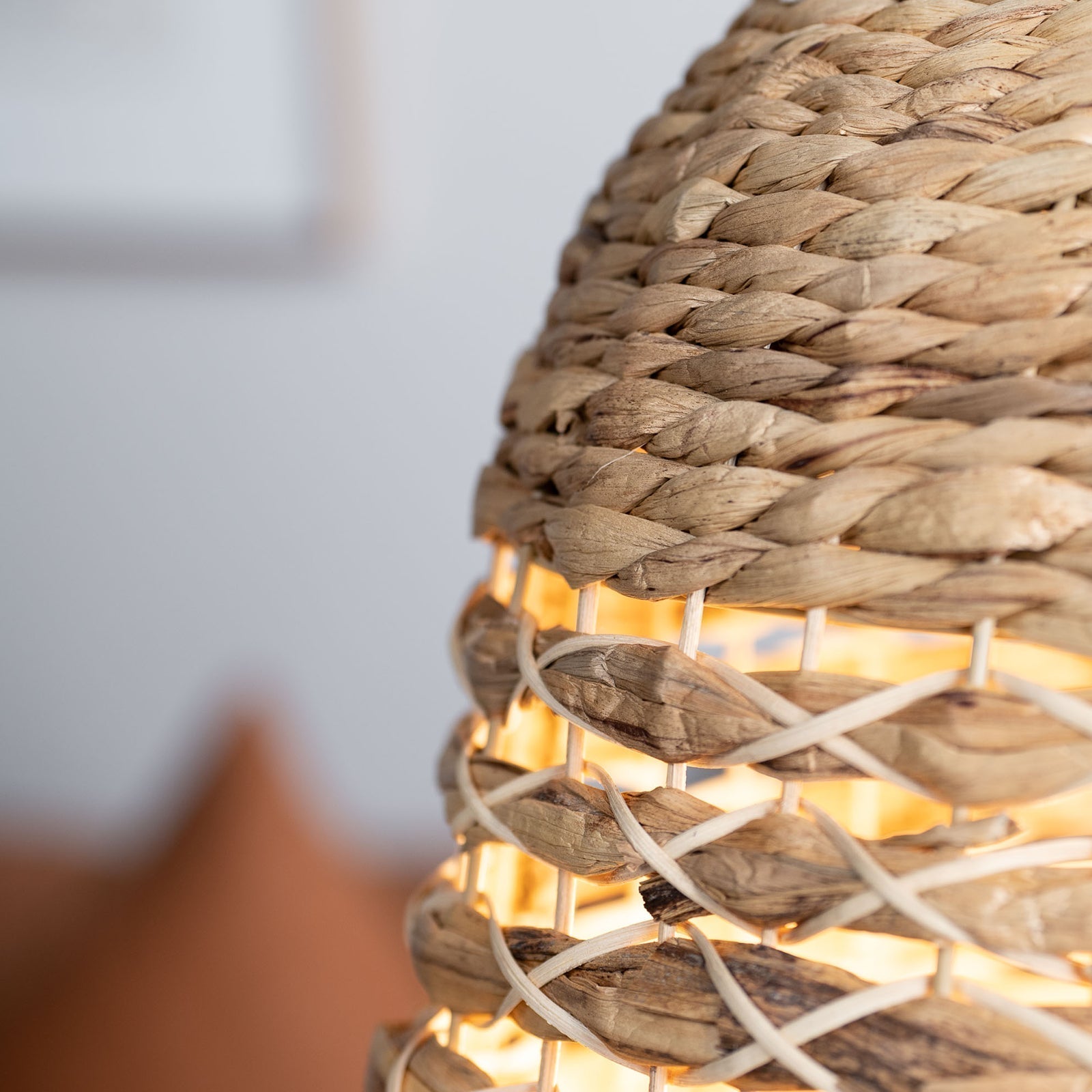 Malik Pendant Light Woven Seagrass - 1442