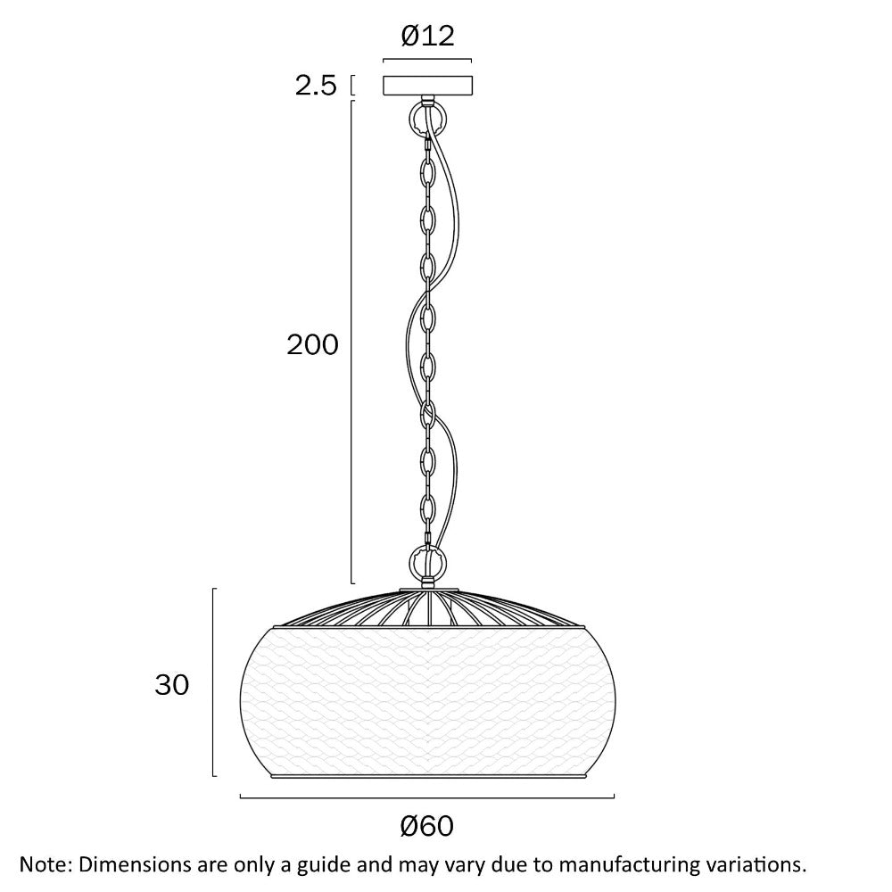 Buy Pendant Lights Australia ANTERA Pendant Light W600mm Natural - ANTERA PE60-NAT