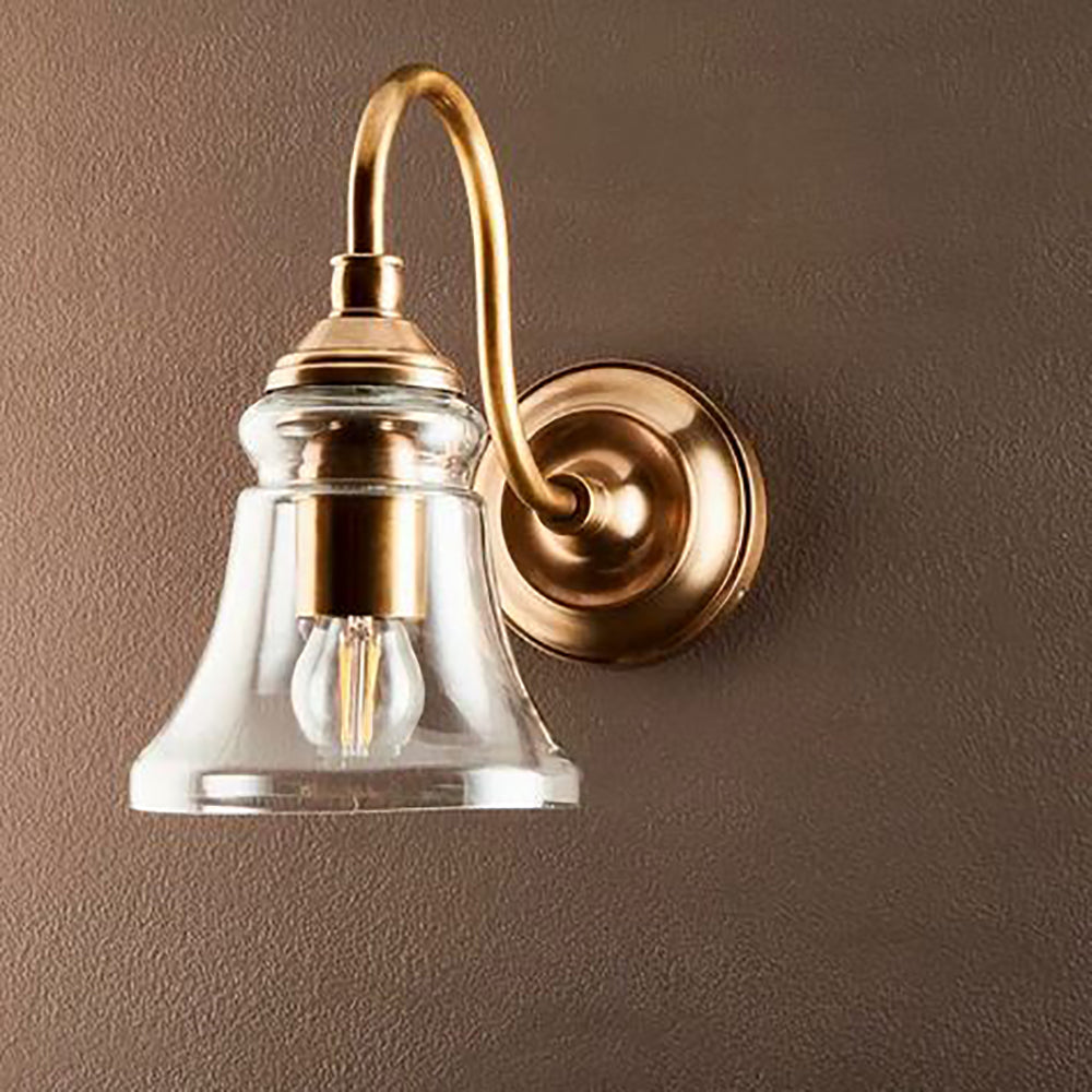 Buy Wall Sconce Australia Plaza Wall Sconce Antique Brass - ELPIM52249AB