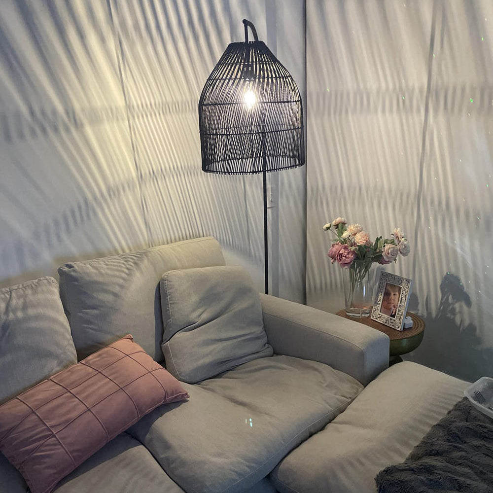 Buy Floor Lamps Australia Sawyer Floor Lamp Black - MFL013BLK