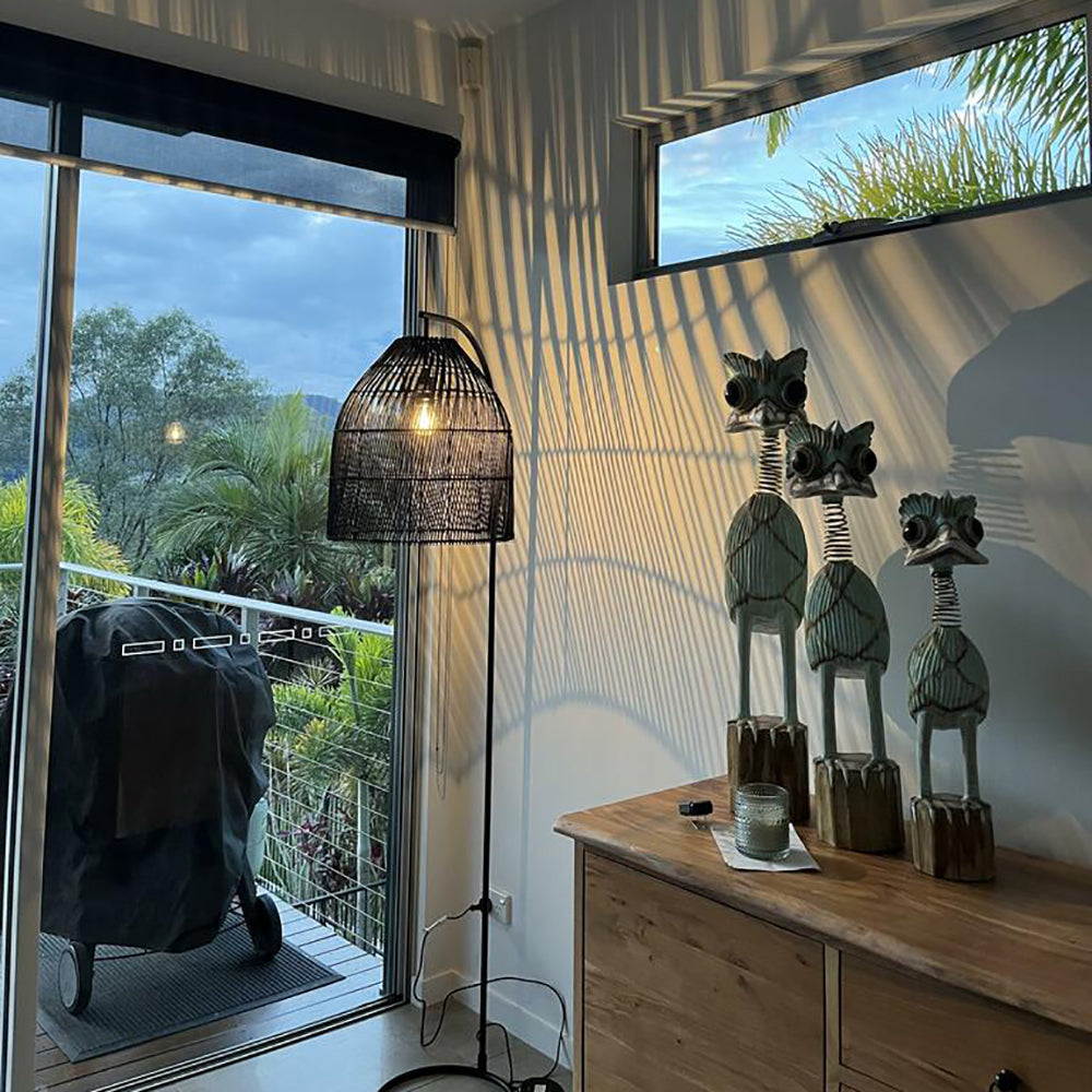 Buy Floor Lamps Australia Sawyer Floor Lamp Black - MFL013BLK