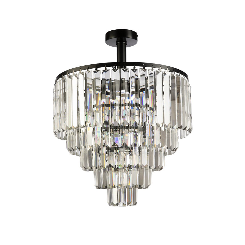 Fiorentino Lighting - KARINA 10 Light Semi-Flush Mount Light Black