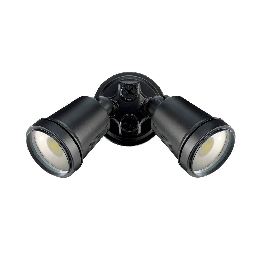Buy Floodlights Australia Hunter-III 2 Light LED Floodlight Black - 19242/06