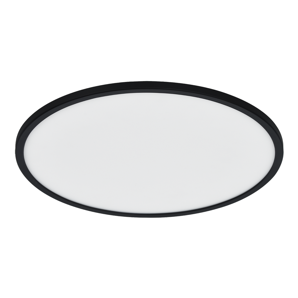 Buy LED Oyster Lights Australia Ultrathin LED Oyster Light W424mm Black Polycarbonate 3CCT - 181006BK