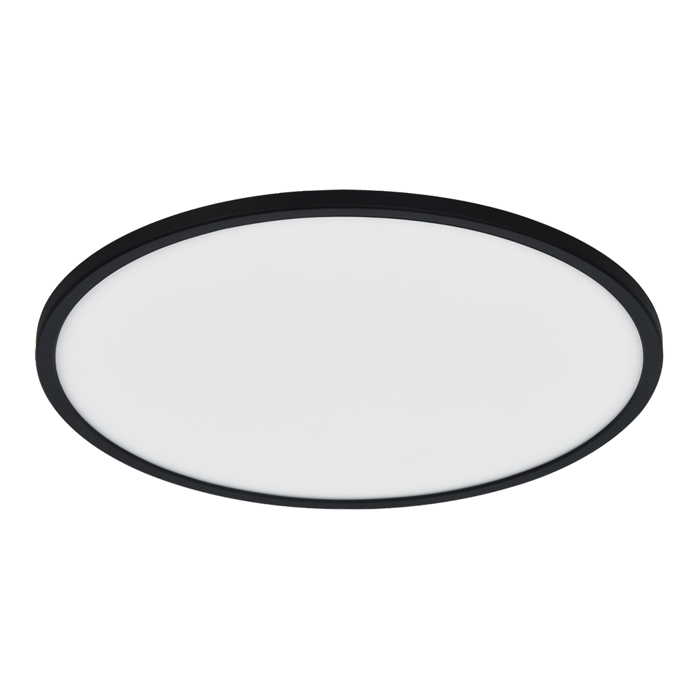 Ultrathin LED Oyster Light W424mm Black Polycarbonate 3CCT - 181006BK