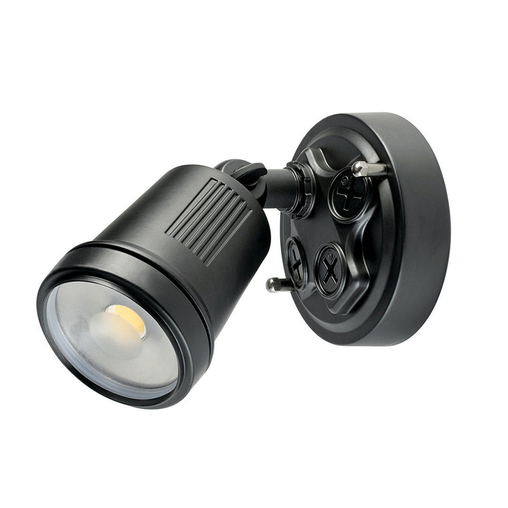 Hunter-III 1 Light LED Floodlight Black - 19239/06