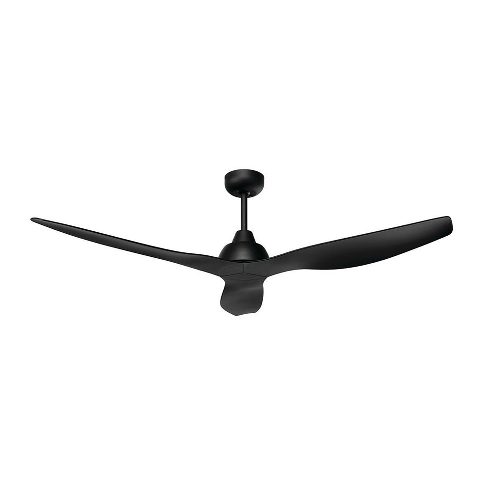 Bahama 52" Ceiling Fan Black With Black Finish Blades - 19587/06