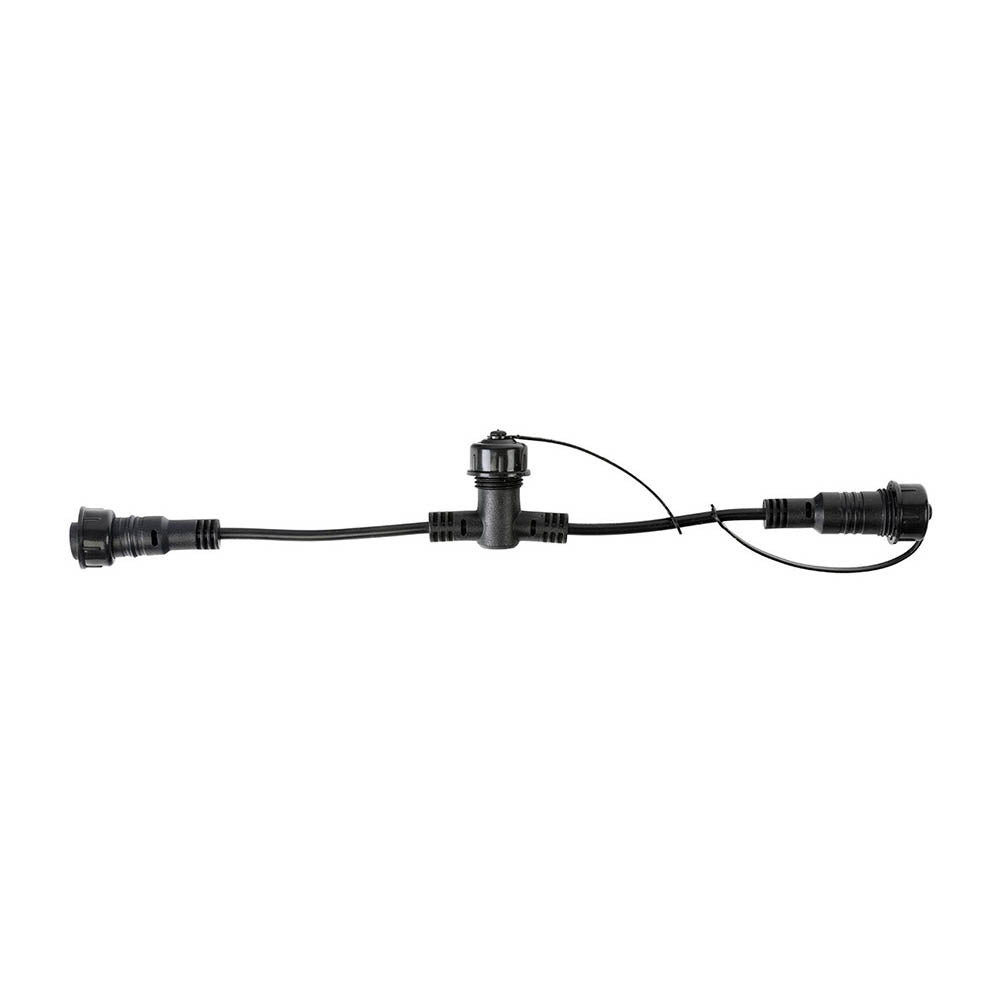 Buy Cables & Connectors Australia Garden Lighting Cable 2-Way Splitter 12V Black - 19919/06