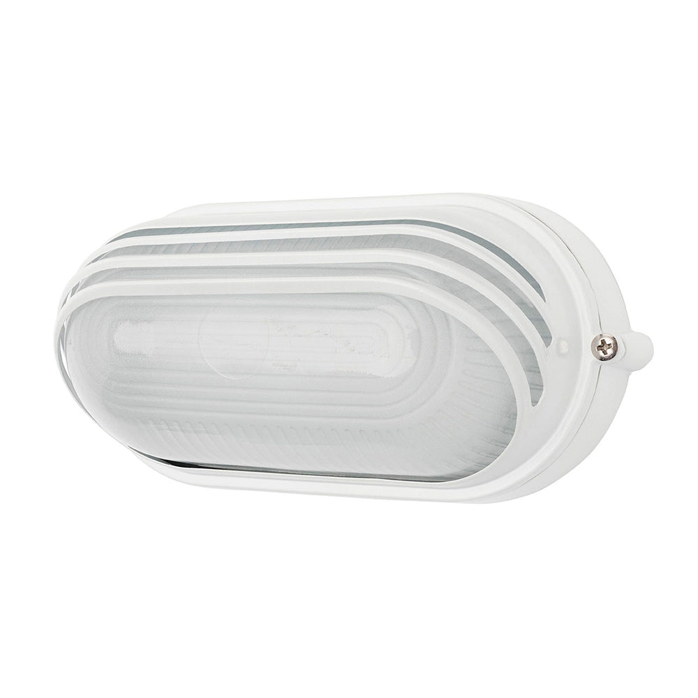 Buy LED Bunker Lights Australia Essex LED Louvered Oval Bunker White - 19930/05