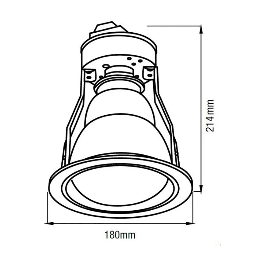 Buy Bathroom Heaters Australia Uno Single Heat Lamp Bathroom Heater White - MBHU1LW