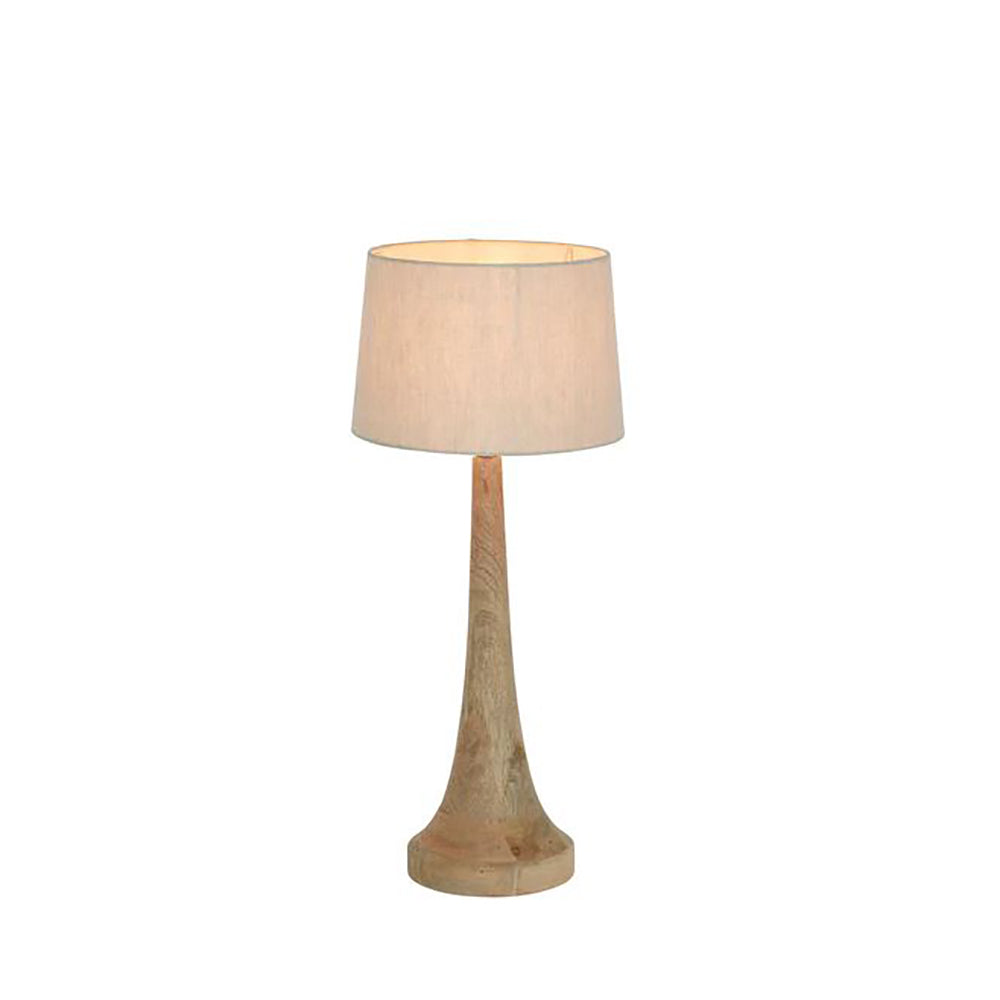 Lancia Small Floor Lamp Dark Natural Timber - ZAF11198