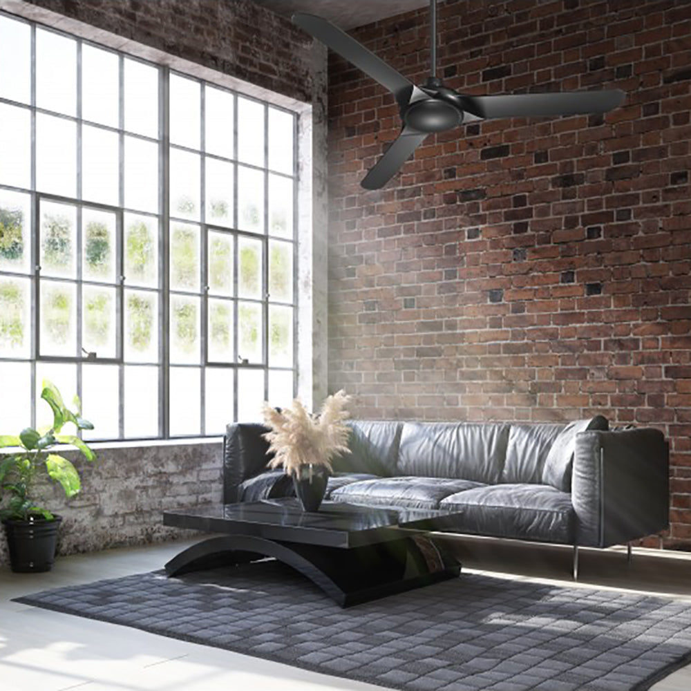 Buy AC Ceiling Fans Australia SPYDA AC Ceiling Fan 50" Matte Black - SPY1253NBL